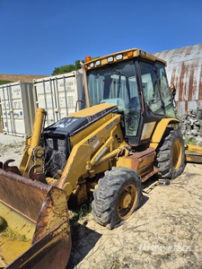 Cat 420D 4x4 を見 Backhoe Loader
