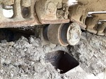 Undercarriage with Right Carrier Rollers