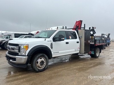 Fassi F65A.0.24 6129 lb Knuckle Boom on 2017 Ford F-550 XLT 4x4 Crew Cab Kranwägen