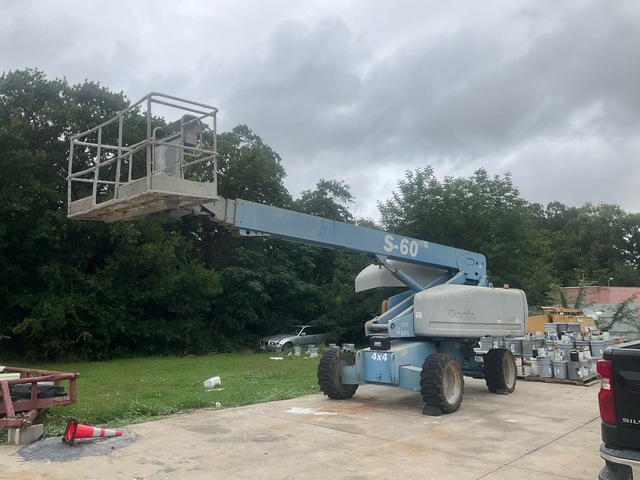 2005 Genie S-60 4WD Diesel Telescopic Boom Lift (Inoperable)