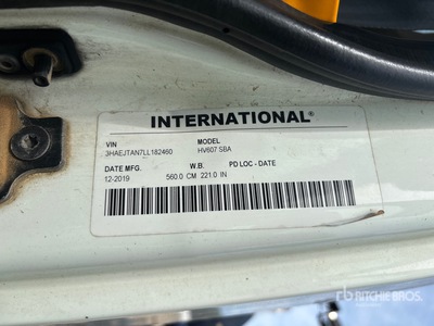 2020 International HV607 4x2 Töte Truck