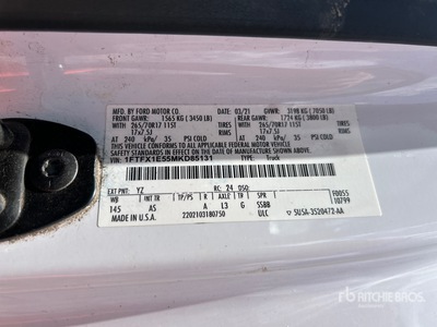 2021 Ford F-150 4x4 Extended Cab Pickup