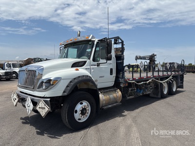 2014 International 7600 6x4 Flatbed Truck