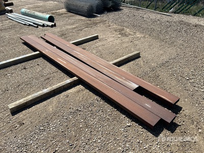 Quantity of (4) 2 x 6 in Steel Tubing Varios, tienda, almacen, consumidor