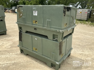 (2) Plastics Research 103060-301 Storage Containers