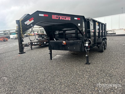 2026 ED Trailers LPT8314274S-GN 14 ft T/A Gooseneck Remorque à Benne Utilitaire