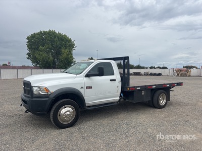 2012 Dodge Ram 5500 4x4 Flatbed Truck