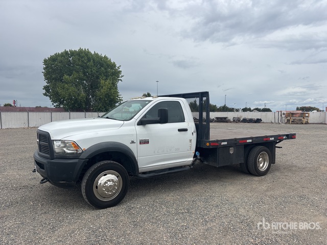 2012 Dodge Ram 5500 4x4 Flatbed Truck