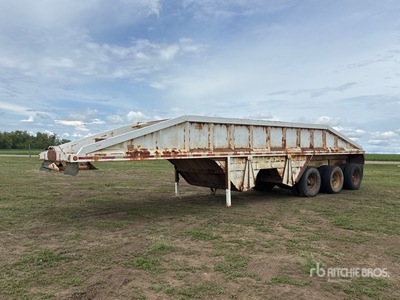 1990 Decap 40 ft Tri/A Belly Dump Trailer