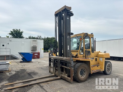Cat DP100 19420 lb Pneumatic Tire Forklift