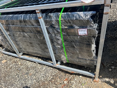 Quantity of (32) 2026 STARVOX SV0608-32 8 ft x 6 ft Powder Coated Fencing (Unused)
