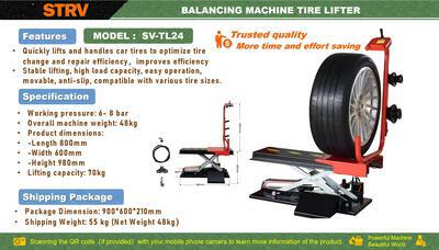 2026 STARVOX SV-TL24 Balancing Machine Tire Lifter (Unused)