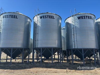 Westeel 1805 +/- 4900 bu 5 Ring Hopper Grain Bin