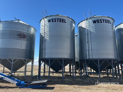 Westeel 1805 +/- 4900 bu 5 Ring Hopper Grain Bin