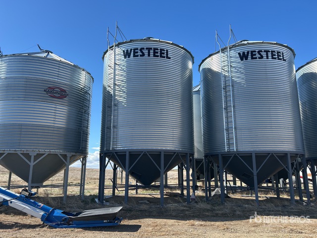 Shell Ring Hopper Westeel 1805 +/- 4900 bu 5 Ring Hopper Contenedor de grano | Ritchie ...