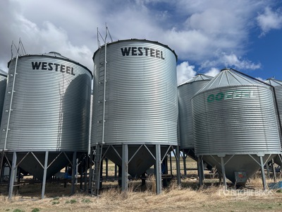 Westeel 1805 +/- 4900 bu 5 Ring Hopper Grain Bin