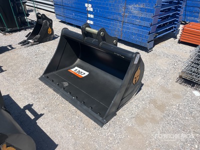 Trojan 48 in Cleanup Excavator Bucket - Fits 50mm Cat 307/308, Komatsu PC78/88 Deere/Hitachi 75/85 Case, New Holland, Kobelco SK80 Bobcat E80