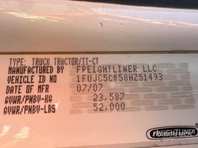 2007 Freightliner M2 112 6x4 トラックトラクター（T/A）