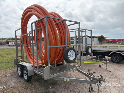 2024 Totally Trenchless T/A Drawbar Pipe Trailer