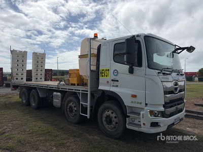 2023 Hino FY 3036 8x4 Twin-Steer Beaver Tail Mud Mixing Truck