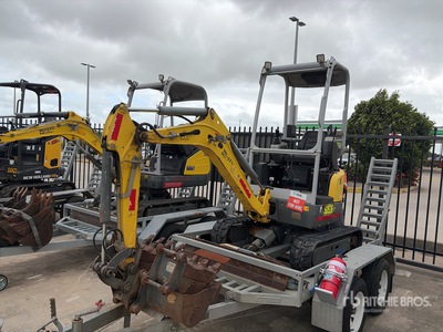 2021 Wacker Neuson EZ17CN T/A Equipment Trailer Mini Excavadora