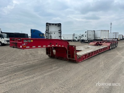 2006 Scheltema Tri/A Removable Gooseneck Lowboy Trailer