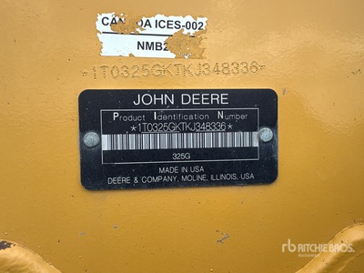 2019 John Deere 325G Two-Speed لودر بجنزير