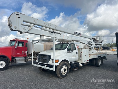 2000 Terex HI-RANGER 6TC-65 65 ft on 2001 Ford F-750 XL 4x2 Autohoogwerker