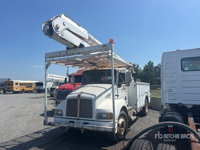Altec AA755L 55 ft on 2006 Kenworth T300 4x2 Cable Placer Camion Nacelle