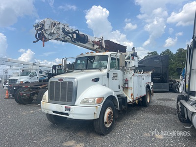 Altec DM47 T R on 2007 Peterbilt 335 4x2 Digger Derrick Truck