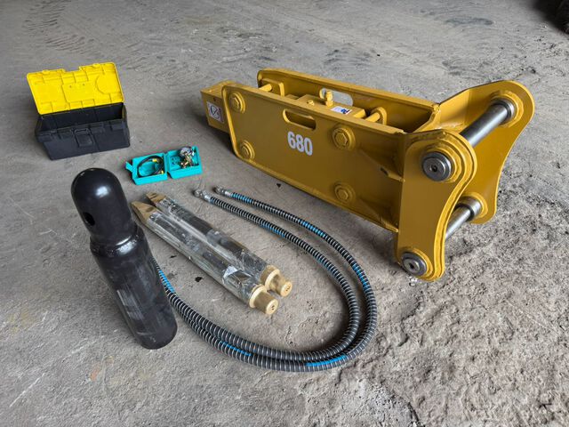 Martillo Hidraulico para Retroexcavadora / Hydraulic Breaker - Fits 5 - 8 ton Excavators