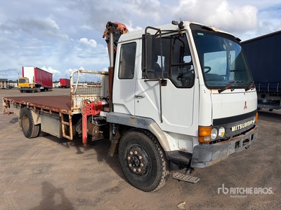 1992 Mitsubishi FK457KS 4x2 Flatbed Truck