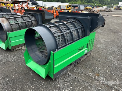 Erie Industries GF480 Skid Mounted Mini Tamiz de tambor