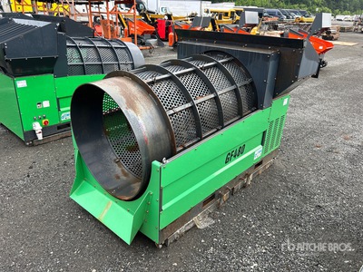 Erie Industries GF480 Skid Mounted Mini Tamiz de tambor