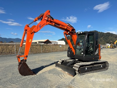2014 Hitachi ZX75UR-5B Excavadora de Cadenas