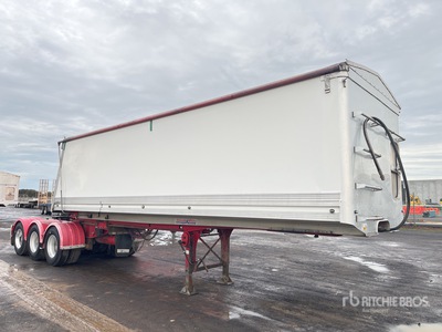 2002 ITT 8.3 m Tri/A B-Double Lead Sliding Remolque banera