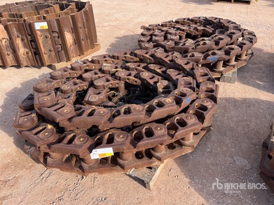Quantity of (2) Used Track Chains - Fits Cat D10