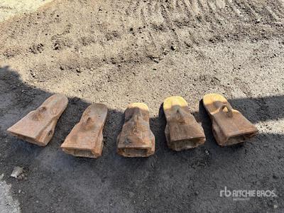 Quantity of (5) Cat Teeth - Fits CAT 352 Bucket