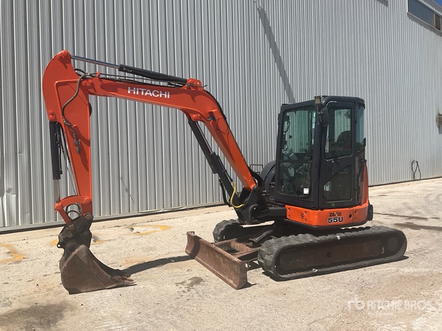 2018 Hitachi ZX55U-5 Mini Excavator | Ritchie Bros. Auctioneers