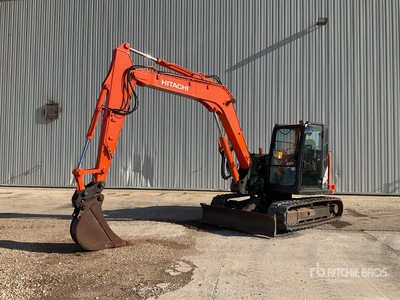 2016 Hitachi ZX85USB-5 Kettenbagger
