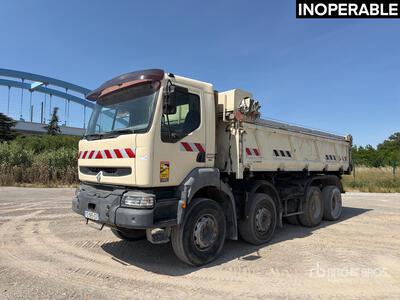 2005 Renault Kerax 420 dci 8x4 Camion Benne Tri/A Dump Truck (Inoperable)