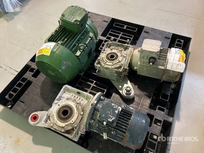 Quantity of (3) Electric Motor/Gear Boxes Varios. Industrial