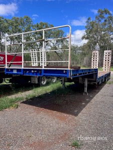 2021 Stonestar Tri/A Extendable Step Deck Flatbed Trailer