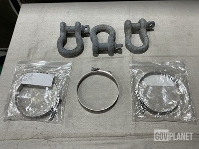 (219) Shackles & (153) Monmouth Marine 11645-00962 Loop Clamps