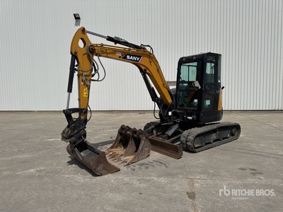 2021 Sany SY50 Pelle Sur Chenilles Mini Excavadora
