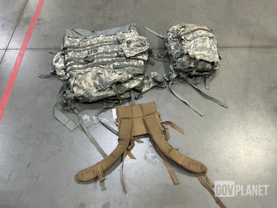 (12) Large Field Pack Sets, (10) Rifleman Sets & Assorted Items