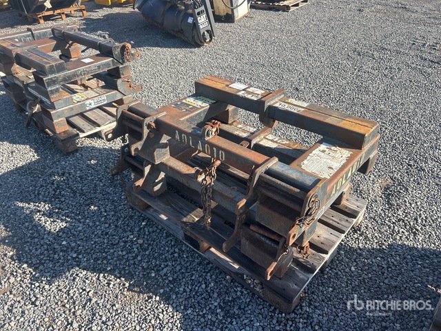 Quantity of (2) Forklift Lift Hook Attachments