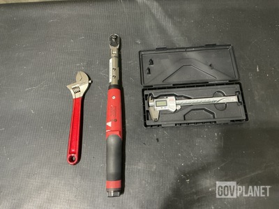 (30) Assorted Calipers, (440) Assorted Torque Wrenches & Assorted Items