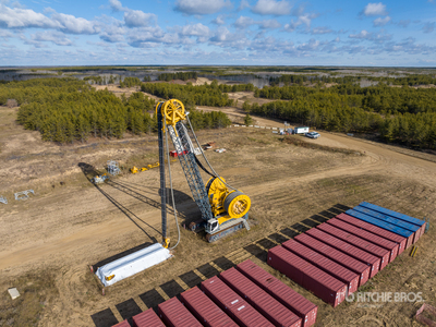 Bauer BC50 Trench Cutter Mounted on 2018 Bauer MC128 Duty Cycle Crane