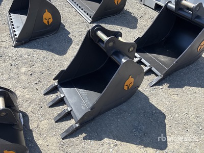 Trojan 50CL 24 in Digging Excavator Bucket - Fits 45mm Cat 305, 305.5 Komatsu PC45/50/55 Hyundai R55, Hitachi/Deere 50D/G Case, New Holland, Kobelco SK50 Bobcat E50/341/337